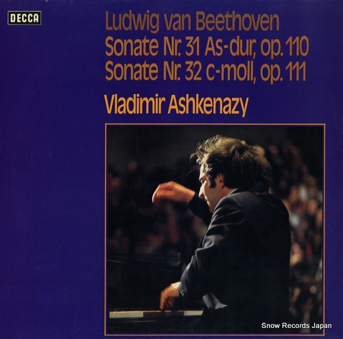 ASHKENAZY, VLADIMIR beethoven; sonate nr.31/nr.32 SAD22147