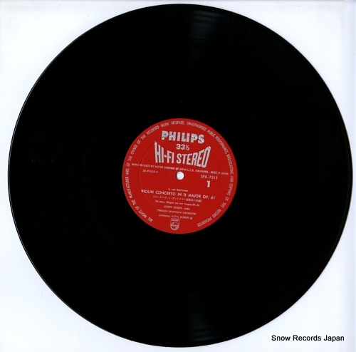 SZIGETI, JOSEPH beethoven; concerto for violin SFX-7513