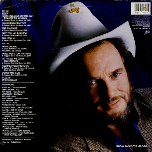 HAGGARD, MERLE the epic collection (recorded live) FE39159 - back cover