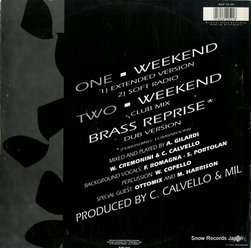 MR. CALVELLO weekend OUT34.40 - back cover