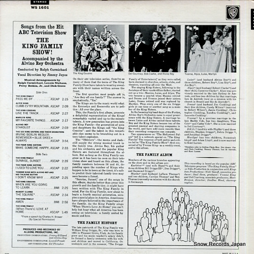 KING FAMILY, THE the king family show! WS1601