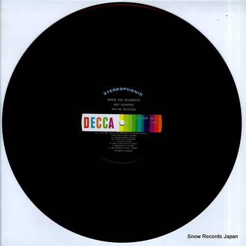 KAEMPFERT, BERT warm and wonderful DL75089