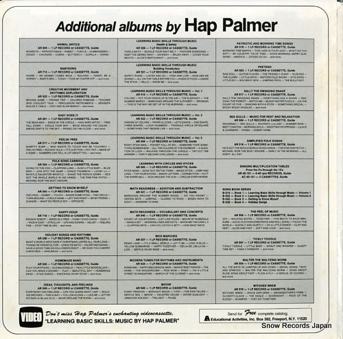 PALMER, HAP learning basic skills through music : vocabulary ARLP-521 - back cover