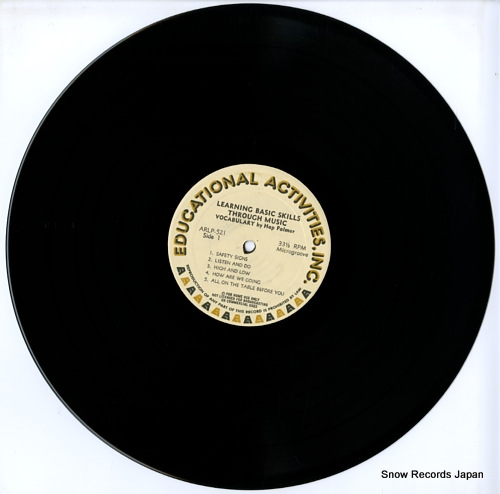 PALMER, HAP learning basic skills through music : vocabulary ARLP-521 - disc