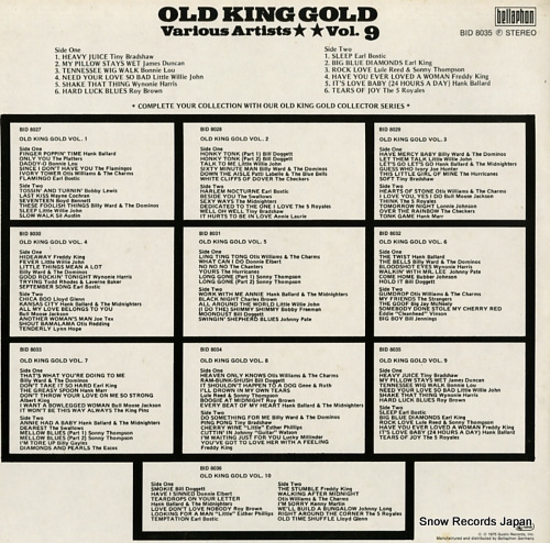 V/A old king gold volume 9 BID8035