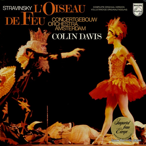 DAVIS, COLIN stravinsky; l'oiseau de feu 9500637