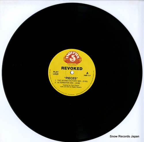 REVOKED pieces HMF-117 - disc