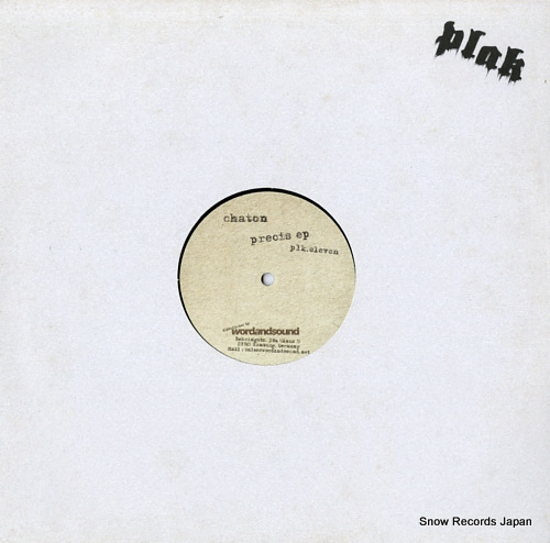 CHATON precis ep PLAK11 - front cover