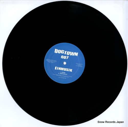 EINMUSIK k5000 / ehrfurcht DOGTOWN007 - disc