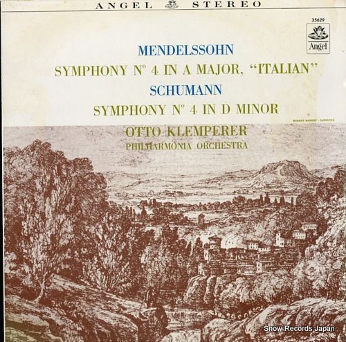 KLEMPERER, OTTO mendelssohn; symphony no.4 in a major 