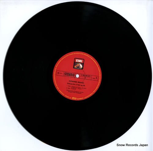 KLEMPERER, OTTO brahms; sinfonie nr.3 f-dur op.90/akademiche festouverture op.80 1C053-00473
