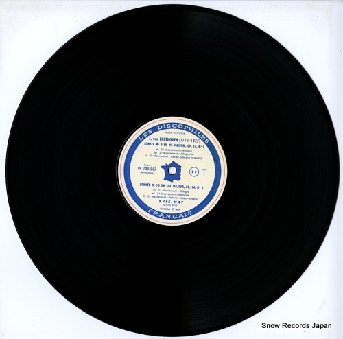 NAT, YVES beethoven; les sonates de beethoven no.9/no.10/no.11 DF730.007