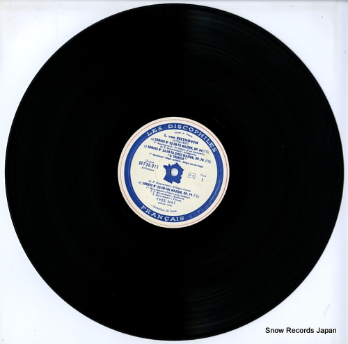 NAT, YVES beethoven; les sonates de beethoven no.22/no.24/no.25/no.26/no.27 DF730.011