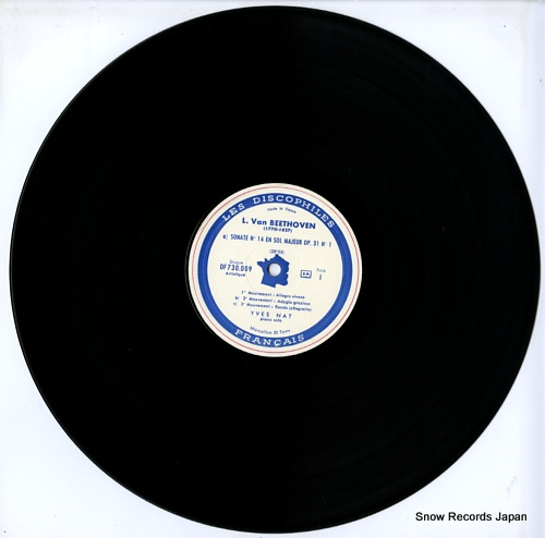 NAT, YVES beethoven; les sonates de beethoven no.16/no.17 DF730.009
