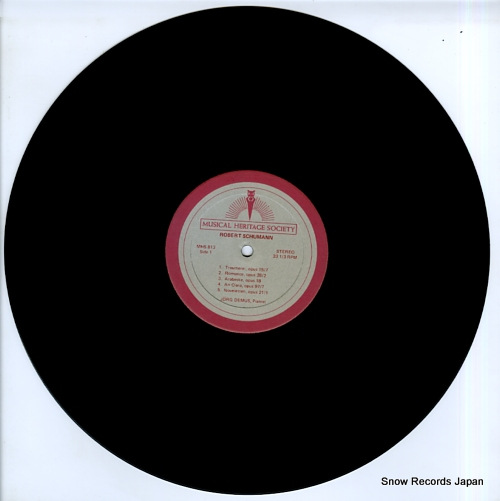 DEMUS, JORG a schumann piano recital MHS813