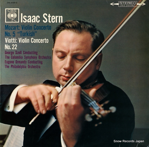 STERN, ISAAC mozart; violin concerto no.5