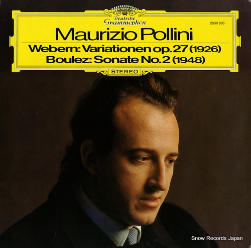 ޥĥݥ꡼ webern; variationen fur klavier op.27(1926) 2530803