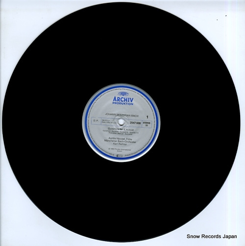 NICOLET, AURELE bach; ouverturen nr.2 h-moll, nr.3 d-dur 2547008 - disc