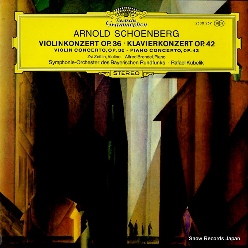 KUBELIK, RAFAEL schonberg; violin concerto / piano concerto 2530257 - front cover