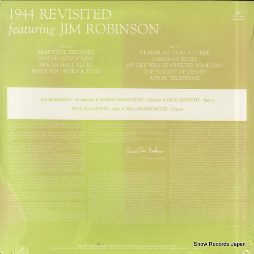 ROBINSON, JIM 1944 revisited GHB-196