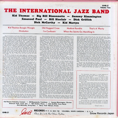 󥿡ʥʥ롦㥺Х the international jazz band GHB-21