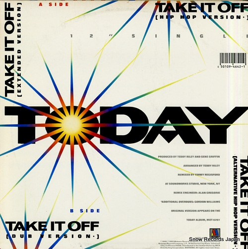 TODAY take it off MOT-4642