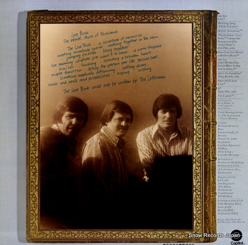 LETTERMEN, THE love book CP-80383