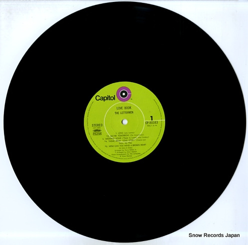 LETTERMEN, THE love book CP-80383