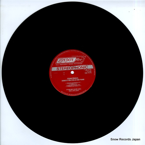 CHUNG, KYUNG-WHA franck / debussy; violin sonata CS7171