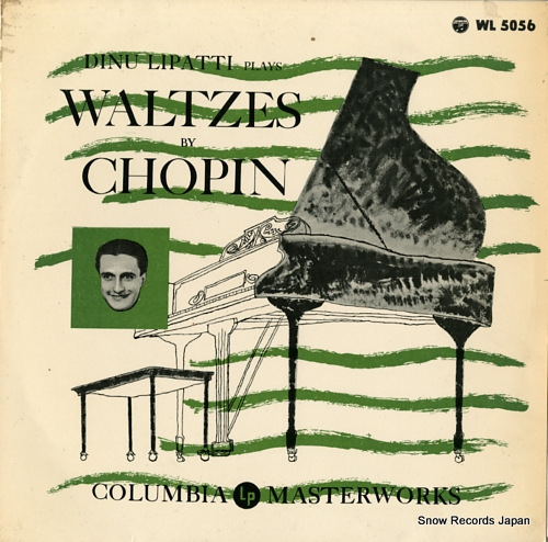 LIPATTI, DINU plays waltzes by chopin WL5056 - front cover