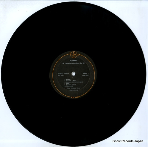 KYRIAKOU, RENA albeniz piano music SVBX5404