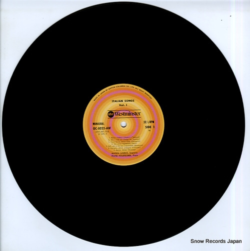 LASZLO, MAGDA italian songs vol.1 OC-8022-AW