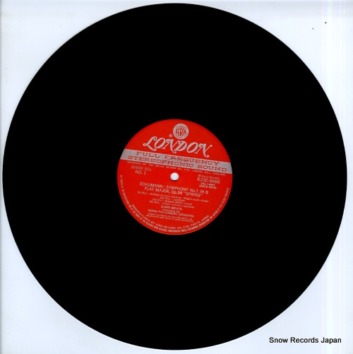 MEHTA, ZUBIN schumann; symphony no.1 