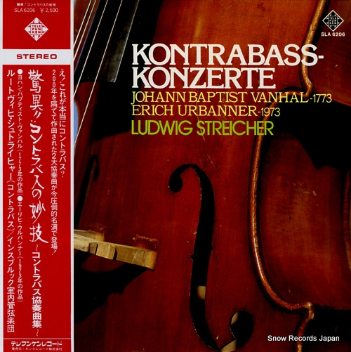 STREICHER, LUDWIG kontrabass-konzerte SLA6206