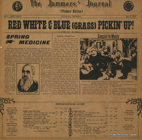 RED, WHITE & BLUE (GRASS) pickin' up GA-10003