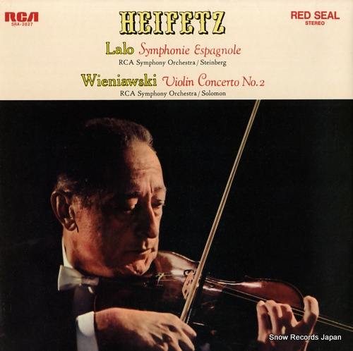HEIFETZ, JASCHA lalo; symphonie espagnole SRA-2827