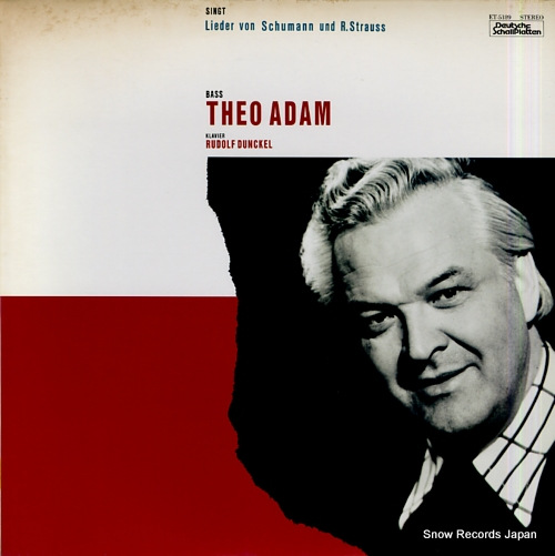 ADAM, THEO singt lieder von schumann und r.strauss ET-5189