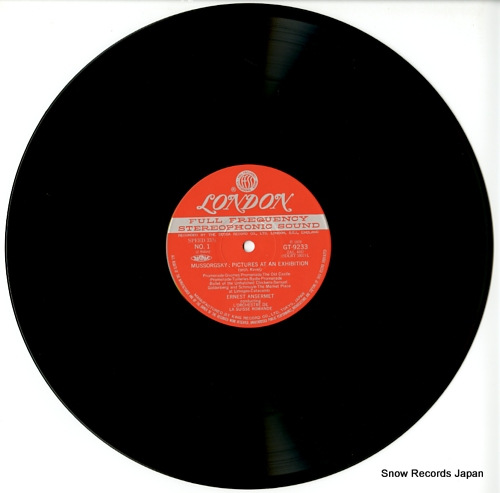 ANSERMET, ERNEST mussorgsky; pictures at an exhibition GT-9233 - disc