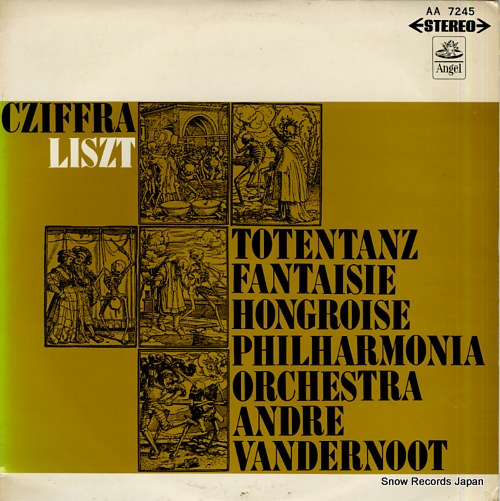CZIFFRA, GYORGY liszt; totentanz / fantasie hongroise AA-7245