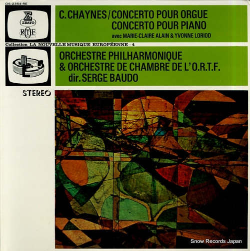 BAUDO, SERGE c.chaynes; concerto pour orgue OS-2354-RE