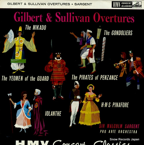 SARGENT, MALCOM gilbert & sullivan overtures XLP20003