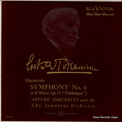 TOSCANINI, ARTURO tchaikovsky; symphony no.6 