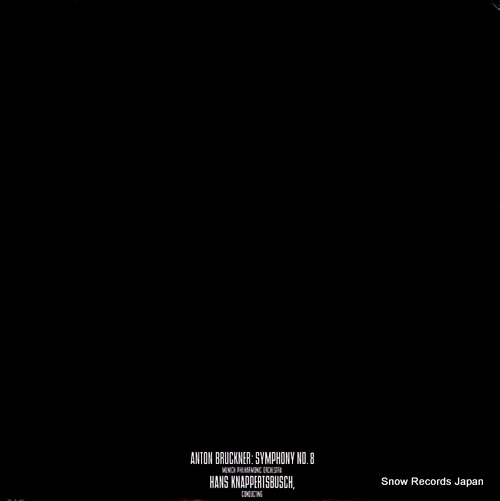 KNAPPERTSBUSCH, HANS bruckner; symphony no.8 G-10562-3