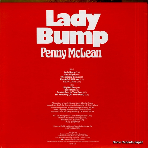 MCLEAN, PENNY lady bump SD36-130