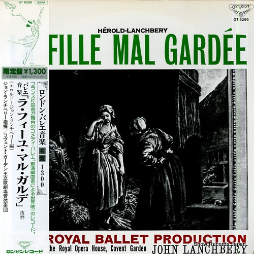 LANCHBERY, JOHN herold-lanchbery; la fille mal gardee GT-9299
