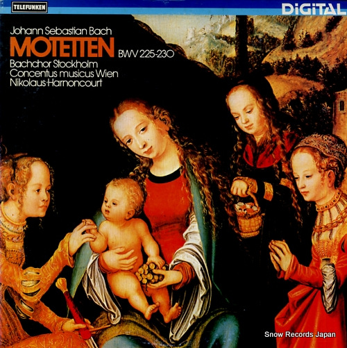 HARNONCOURT, NIKOLAUS bach; motetten bwv225-230 K25C-48/9