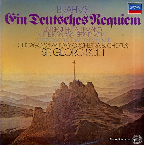 SOLTI, GEORG brahms; ein deutsches requiem L50C-8040/1