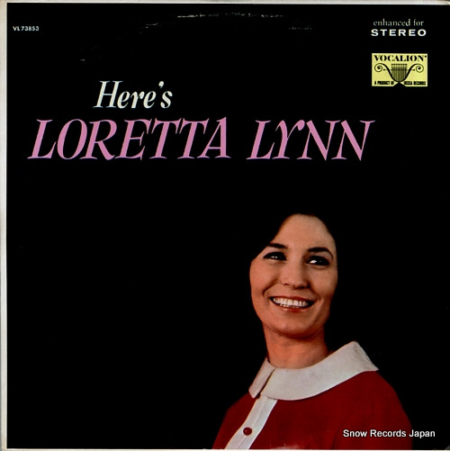 LYNN, LORETTA here's loretta lynn VL73853
