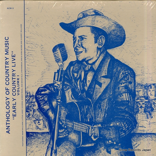 WILLIAMS, HANK early country live volume 1 ACM-3 - front cover