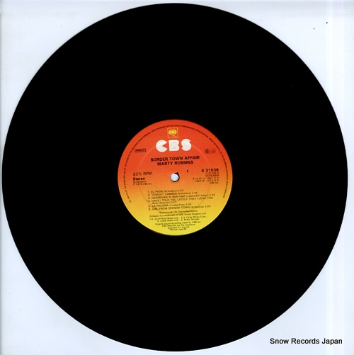 ROBBINS, MARTY border town affair CBS31536 - disc